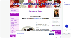 Desktop Screenshot of easy-homemade-yogurt.com